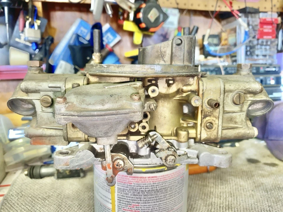 Holley 1972 listado #3310-1 fecha 1-9-2 780 CFM aspiradora secundaria gran forma Foto 2 de 4