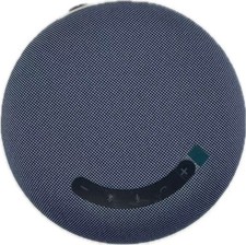 Portable Microphone Speaker 360 Degree HQ Mic With 5.0 Bluetooth light blue 