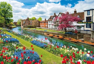 Beverly Canterbury Flowering Path England 1000 Piece Jigsaw Puzzle Japan