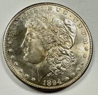 1894-S $1 Morgan Dollar 90% Silver San Francisco US Coin Cleaned - KEY DATE!