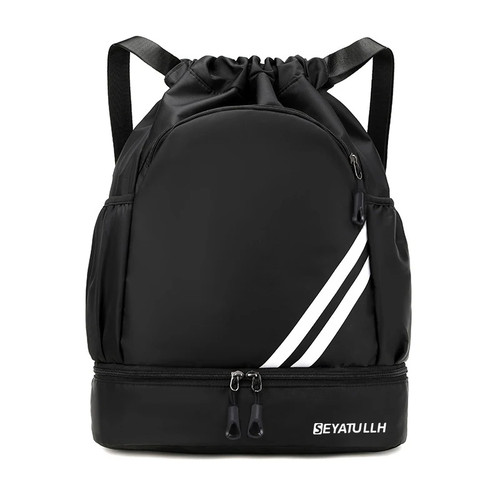 Fitnessrucksack Turnbeutel Sport Basketball Rucksack Reise Outdoor Pack - Bild 29 von 37