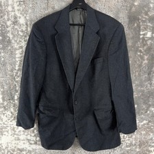 Ralph Lauren Polo University Club 40R Virgin Wool Blazer Jacket Gray Career
