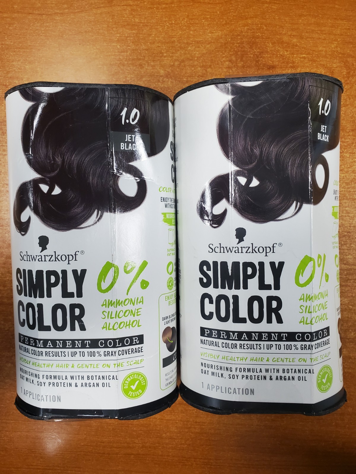 Permanent Hair Color *1.0 Jet Black* (8046) D6