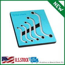 S-Style Box Wrench Set, SAE, 5-Piece, 5/16'' to 3/4'', 12 Point, CR-V Steel, wit