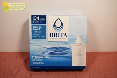 Brita Replacement Water Filters 10-pack (1 Opened)