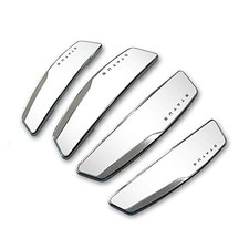 4Pcs High Glossy Slim Door Edge Guards Bumper Protector Trim Guard White