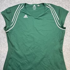 Adidas Manga Gorra Jersey Uniforme, Verde, Mujer Talla LRG, Voleibol (Cl, MP)