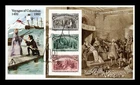 Dr Jim Stamps Voyages Of Columbus Souvenir Sheet First Day Cover Edken Cachet