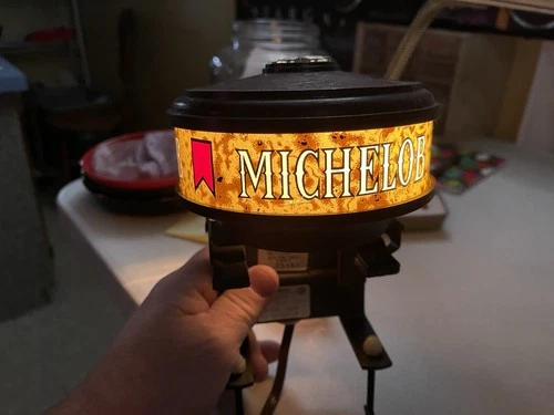 Vintage Anhoser Busch Michelob Beer Bar Lamp Lighted Sign 1978