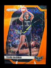 2024 Panini Prizm WNBA - Teaira McCowan #105 Orange Velocity Prizm CB 10-4