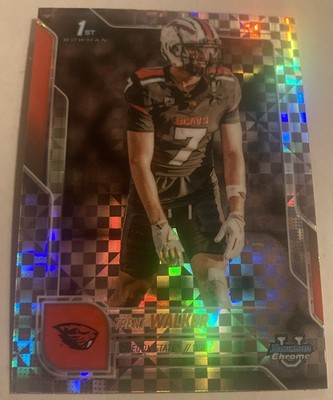 2025 Bowman Chrome University X-Fractor #54 Trent Walker  Oregon State Beavers
