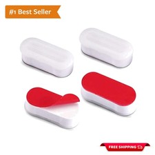 Universal Bidet Toilet Seat Bumper Set - 4 PCS with Strong Adhesive for Comfort
