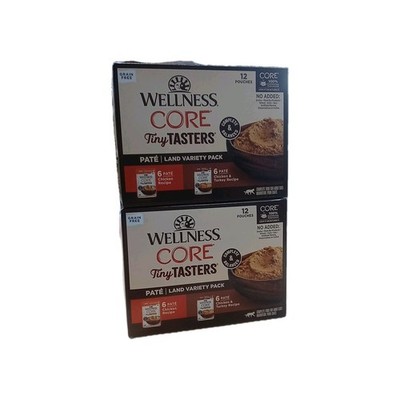 24 CORE Tiny Tasters Pate Adult Wet Cat Food, Natural, Protein-Rich, Grain Free