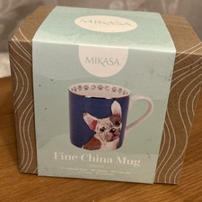 Mikasa French Bulldog 280ml Straight-Sided Mug BNIB