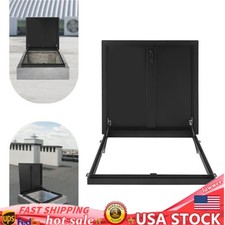 Escotilla de techo de aleación de aluminio escotilla de acceso para techo puerta de seguridad interior 27,5 * 27,5 pulgadas