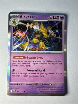 Alakazam 056/132 Me01: Mega Evolution Holo