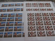 Lot of 8 Three Ounce Sheets . Face Value $206.40 under 70 %