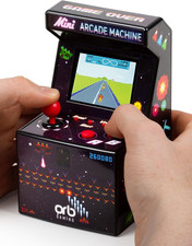 Mini Arcade Machine, 240 Built-In 8-Bit Games, 2.5” Full Colour Screen,
