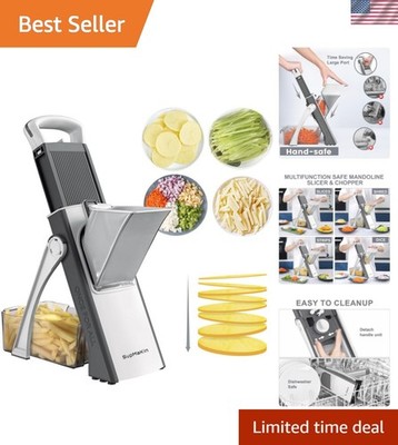 Upgrade Safe Mandoline Slicer, Multi Vegetable Chopper, Potato Slicer, Vegeta...