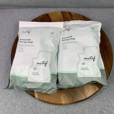 Motif Medical Breastmilk Storage Bags 8oz 100 CT Lot 2 BPA Leak Proof 200 Total