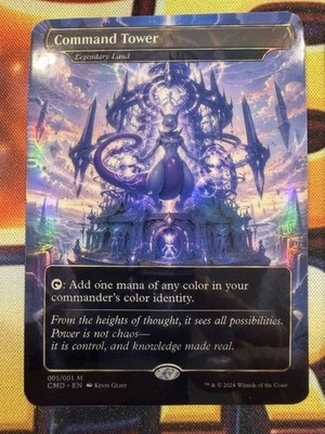 Command tower mewtwo Custom art Card