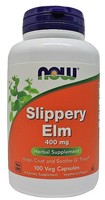 Now Foods Slippery Elm, 400Mg - 100 Caps (159,00 Eur/Kg)