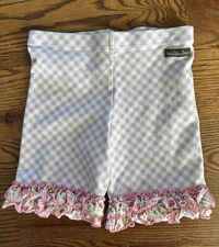 Matilda Jane girls 10 Enhanted Garden Maddie Gingham shorts
