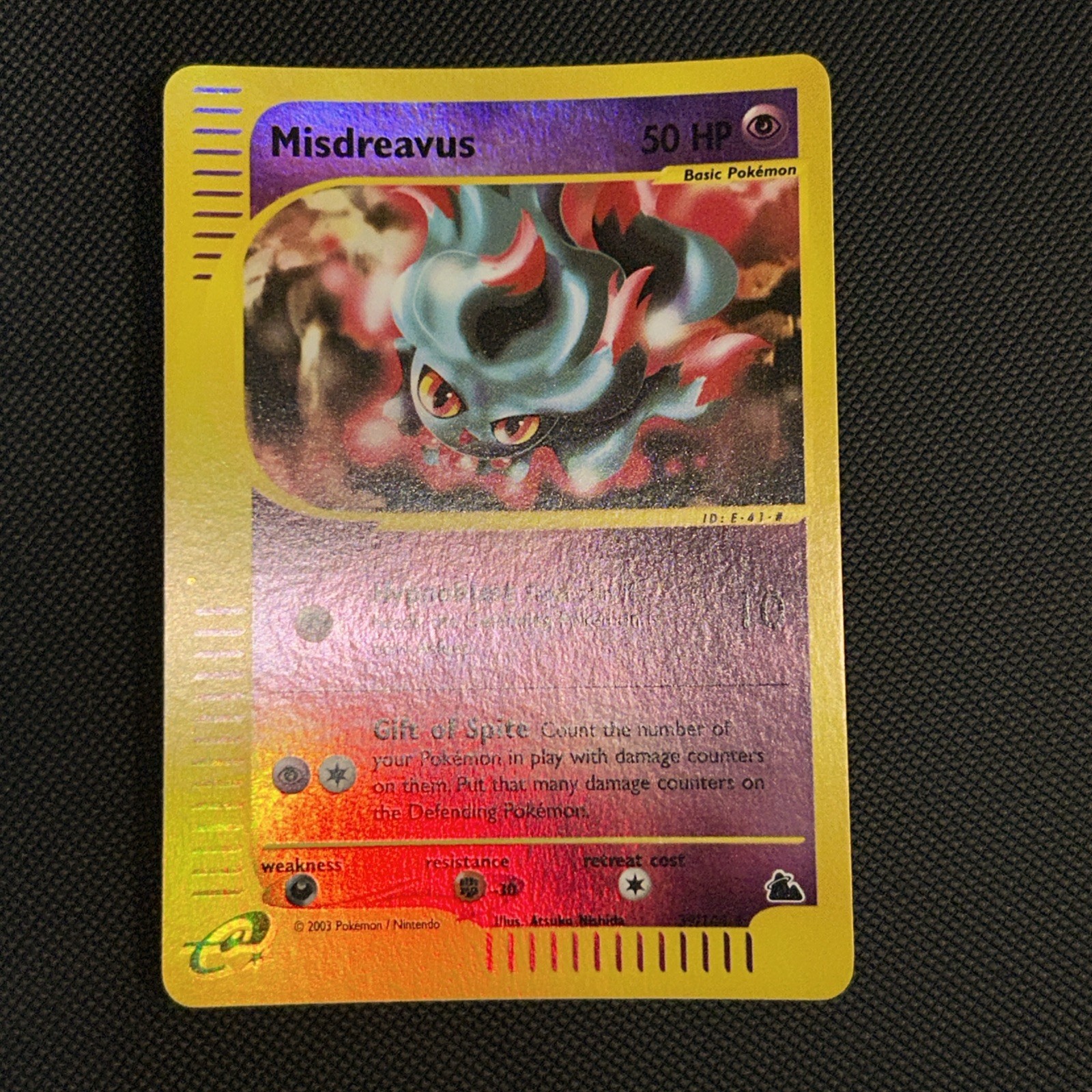 Misdreavus Skyridge Reverse Holo Rare PACK FRESH MINT Pokémon 39/144 2003