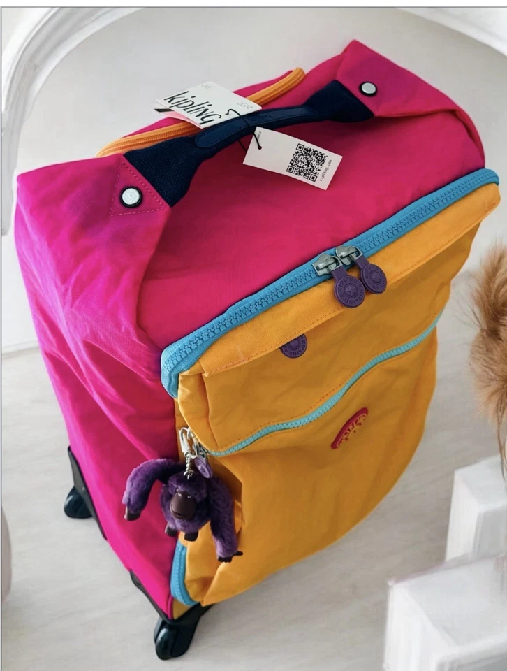 Kipling Darcey Small Rolling Luggage 4 Wheels Spinner Travel Suitcase - Image 4 of 4