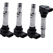 IGNITION COIL PACK SET FOR VW GOLF POLO CANDY SKODA OCTAVIA 1.2 1.4 1.6 PETROL