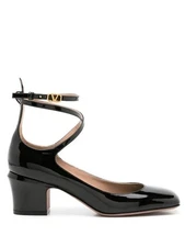 Valentino Tan Go Pump - Black Patent Leather - Sz 37.5 - Sold Out Online!