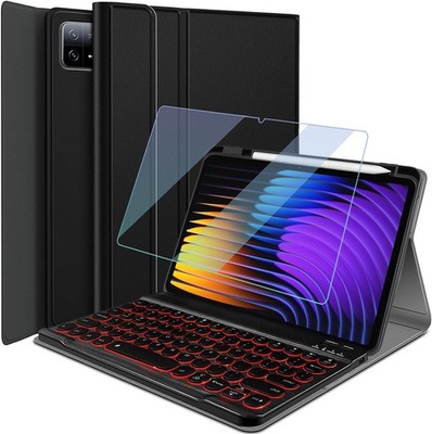 Case for Xiaomi Mi Pad 7/7 Pro 11.2 Inch 2024 with Screen Protector & Keyboard