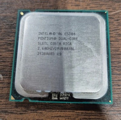 Intel Pentium E5300 2.6 GHz Dual-Core (BX80571E5300) Processor