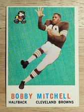 1959 Topps #140 Bobby Mitchell RC (EX)