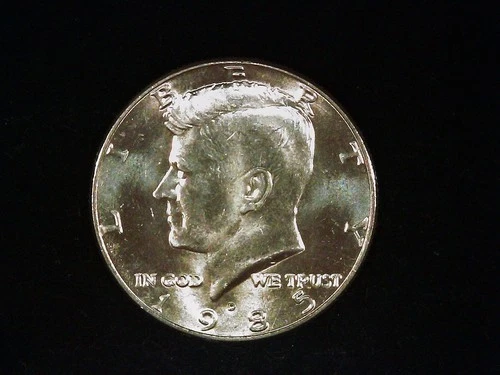 1985-D Kennedy Half Dollar AU++ (1). Free Shipping!