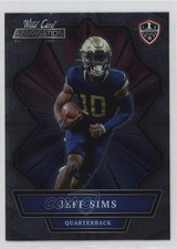 2021 Wild Card Alumination NIL Collegiate Edition Jeff Sims #ANBC-37 1i3m