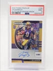 JOE BURROW 2020 PANINI PRIZM DRAFT ROOKIE NEON ORANGE RC AUTO /125 PSA 9 Q1048