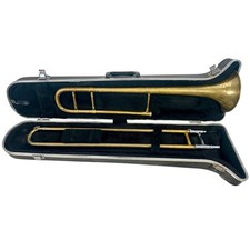 Vintage Holton Collegiate Trombone W/ Hard Case - Untested