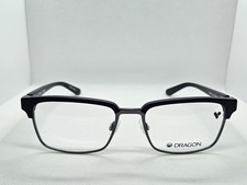 DRAGON DR7007 7007 002 Matte Black Eyeglasses 55-18-145 Frames