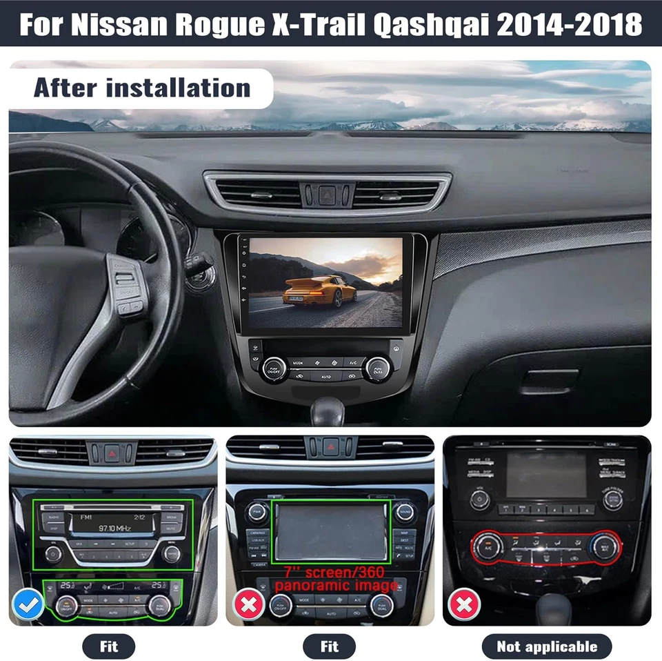 6G+128G Android 15 Autoradio Für Nissan X-Trail T32 Qashqai J11 T31 J10 Car Play - Bild 2 von 4
