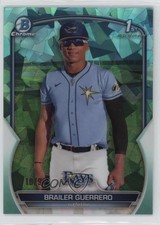 2023 Bowman Chrome Sapphire Prospects Aqua 10/99 Brailer Guerrero #BCP-240 11s9