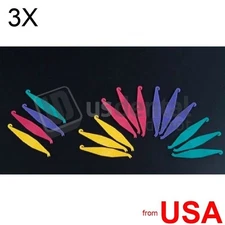 3X LOT of PLASDENT Ortho Elastic Placers- #EP2004-A-ASSORTED Colors 001-EP2004-A