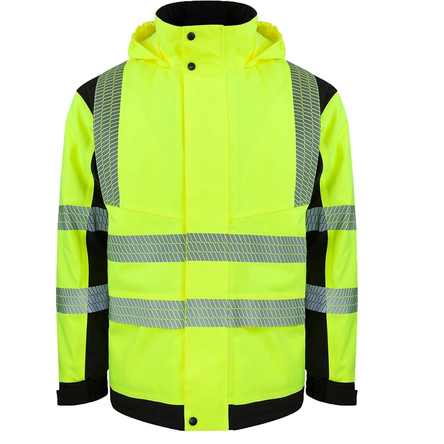 Herren Korntex Hi-Vis Arbeitsjacke L