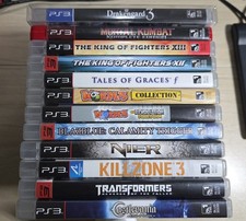 PlayStation 3 Rare Game Lot- Drakengard 3, Worms Collection, Castlevania & More