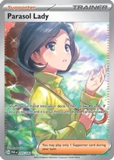Pokemon: 1x Parasol Lady - 255/182 - Special Illustration Rare - NM SV Paradox R