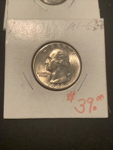 1948 Silver Washington Quarter, Brilliant Uncirculated