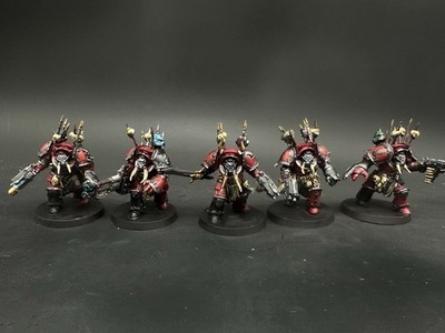 Warhammer 40k Gemälde Rote Korsaren Terminator Squad sofort lieferbar