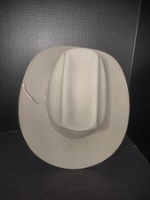 Vintage Resistol Beaver Twenty Five Rancher Silver Gray Cowboy Hat Sz 7 Plains