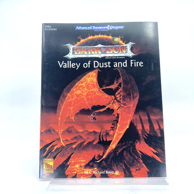 Dark Sun: Valley Of Dust And Fire 1992 AD&D 2nd Edition Dungeons & Dragons M4978