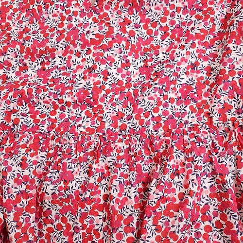 J.CREW Womens Cotton Poplin Tiered Popover Midi Dress S Liberty Wiltshire Print - Picture 10 of 15